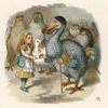 Alice in Wonderland with dodo by John Tenniel 